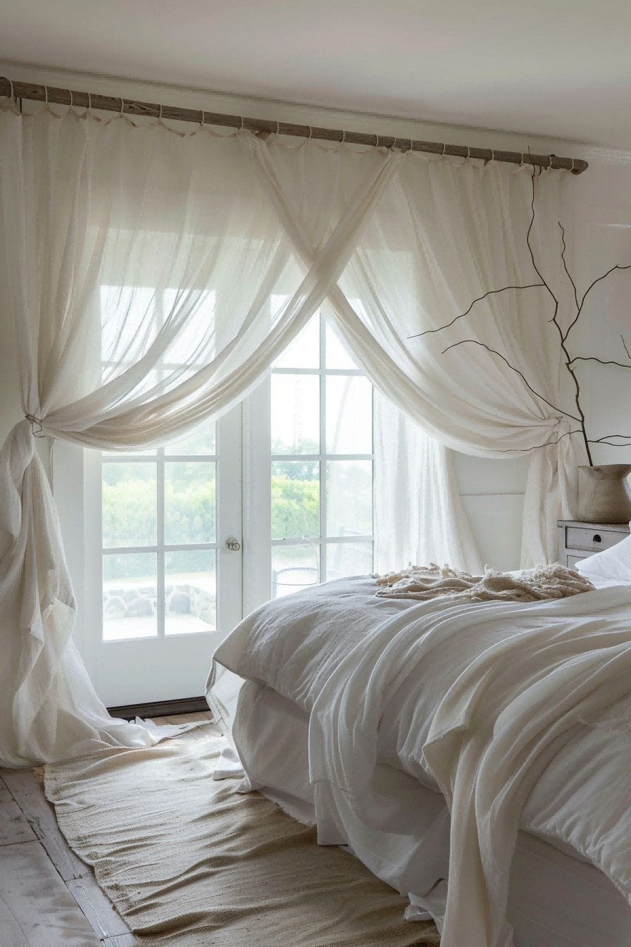 Master Bedrooms Decor Ideas Hang Gauzy Curtains 1710177070 3