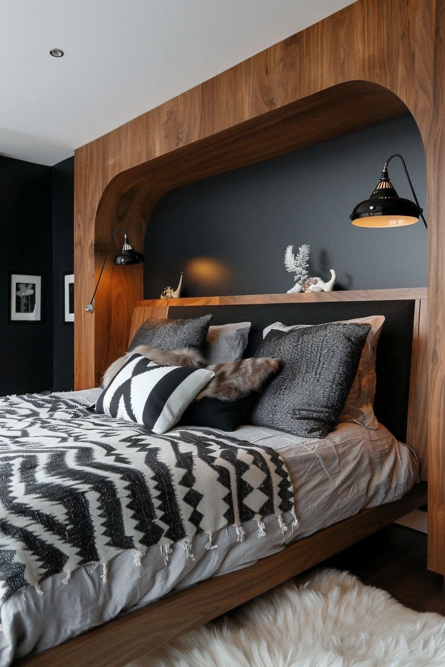Master Bedrooms Decor Ideas Try a Wraparound Headboar 1710180134 4