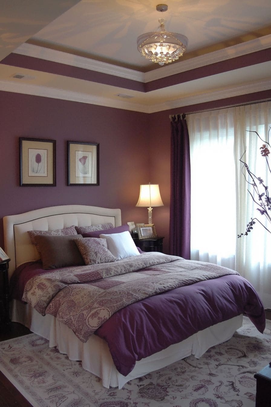 Mauve and Cream for Bedroom Color Schemes 1711201265 1