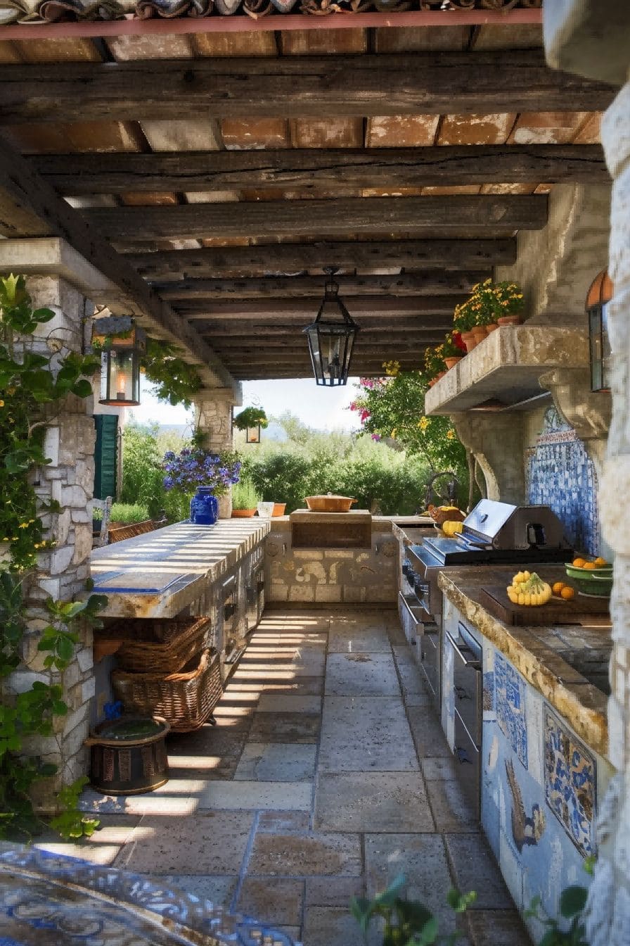 Mediterranean Style Outdoor Kitchen 1710509214 4