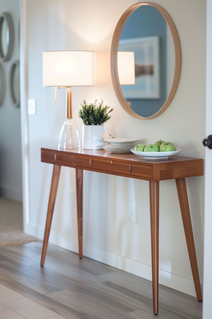 Midcentury Modern Entryway Table For Entryway Table D 1711637021 1