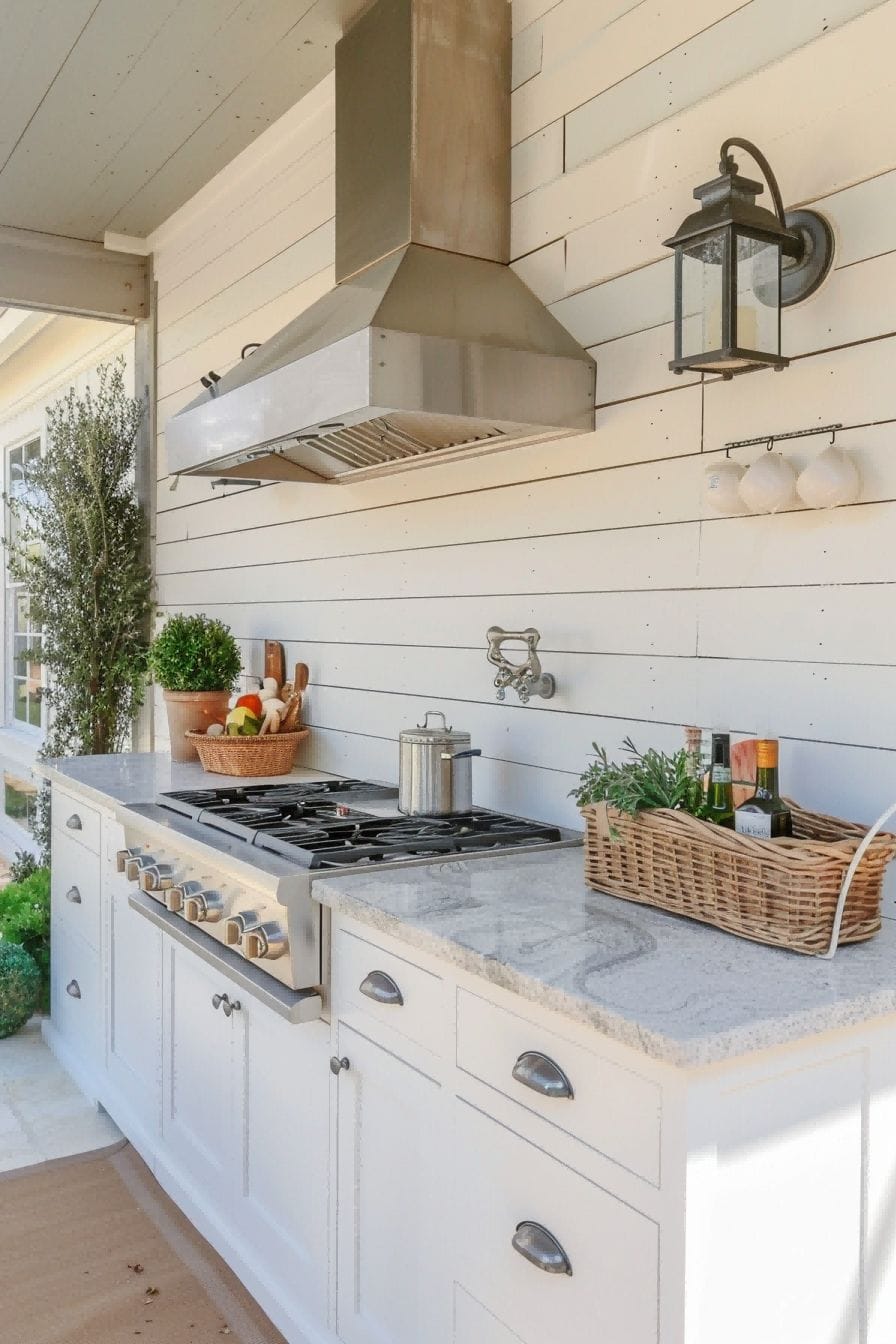Modern White Cottage Outdoor Kitchen 1710499809 3