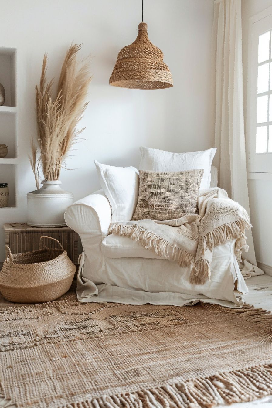 Natural fibers for the win For Boho Living Room Ideas 1711338241 4