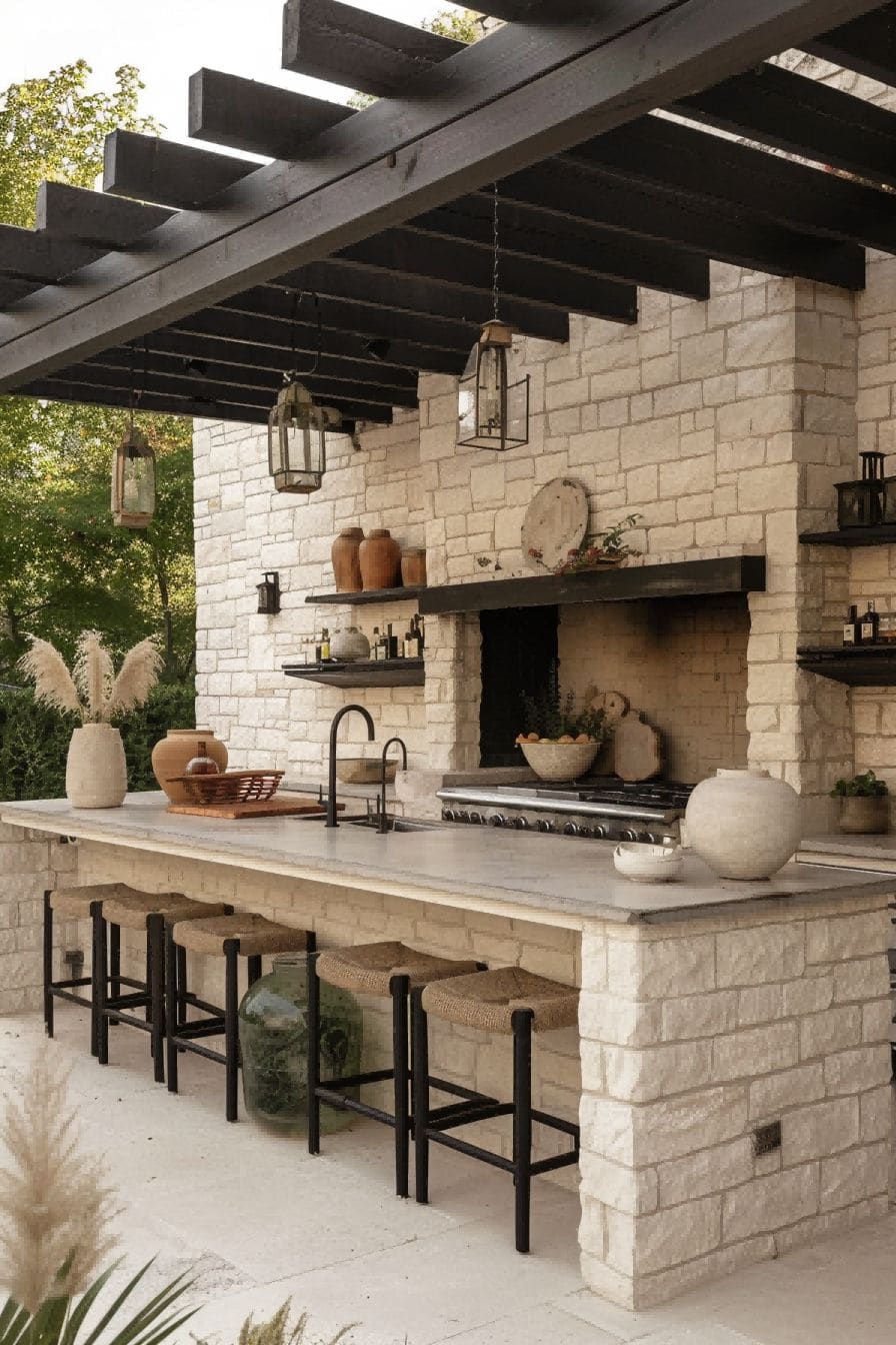Neutral Outdoor Space with Stunning Kitchen 1710504288 2