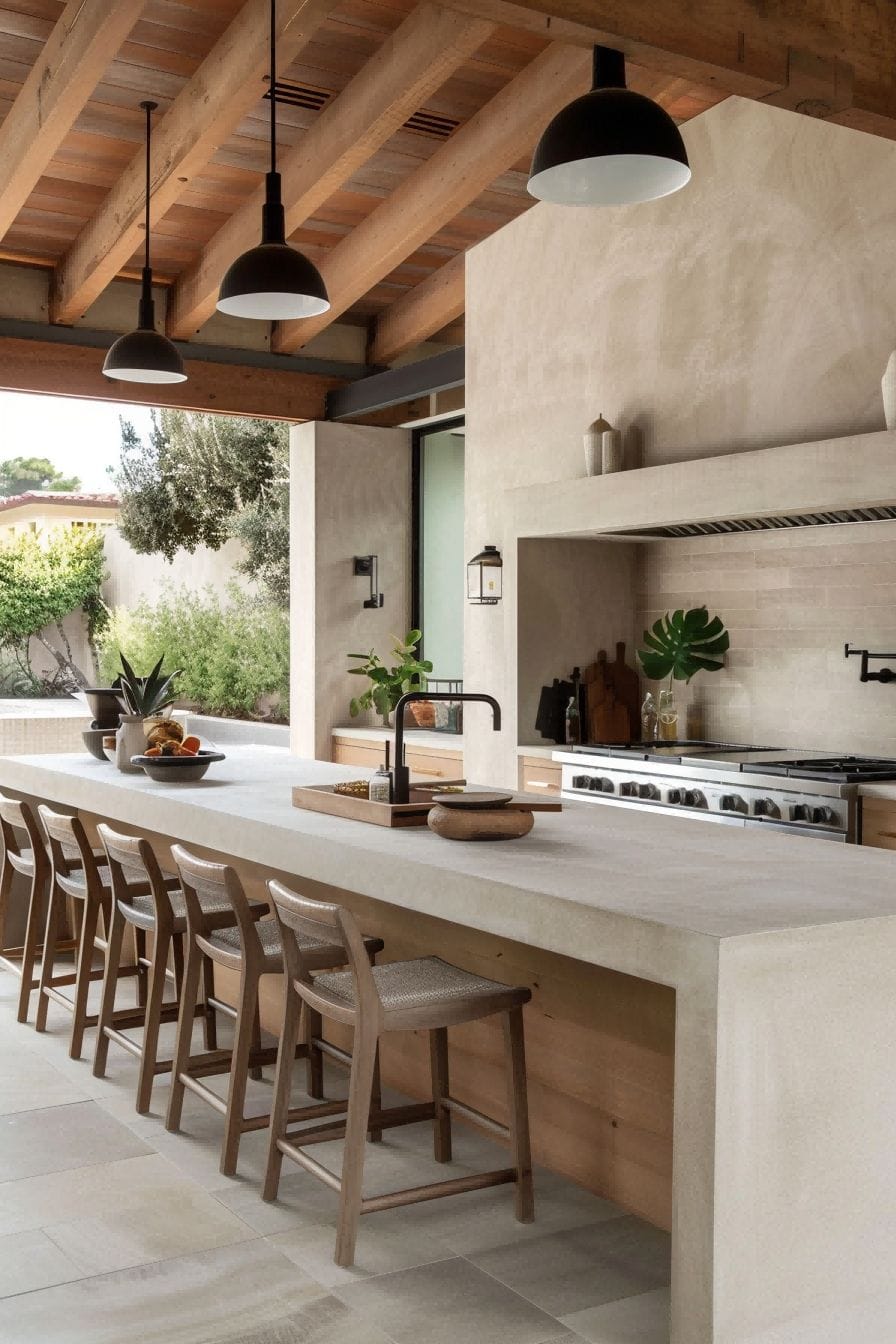 Neutral Outdoor Space with Stunning Kitchen 1710504288 3