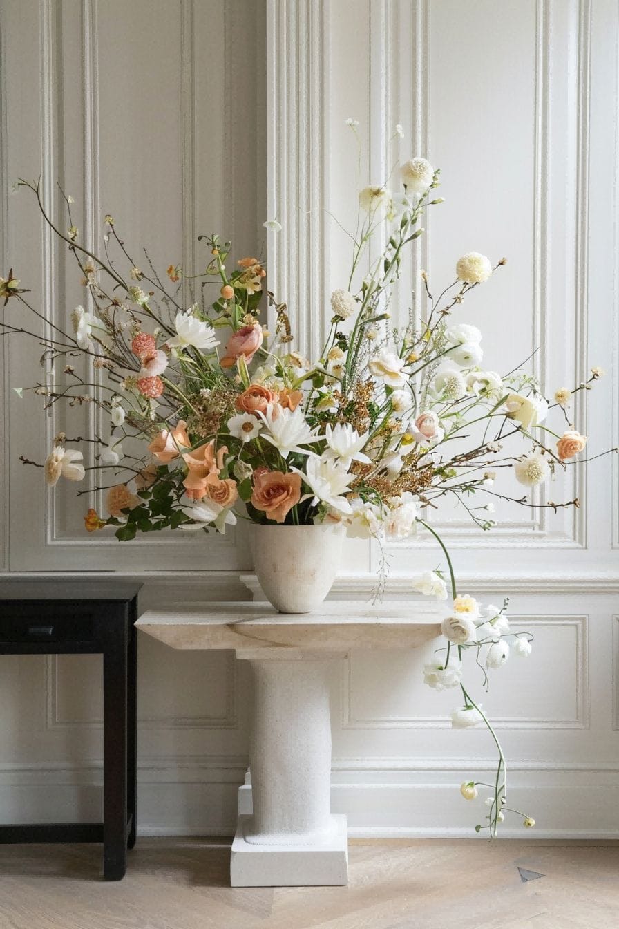 Opt for Low Maintenance Florals For Entryway Table De 1711649669 3