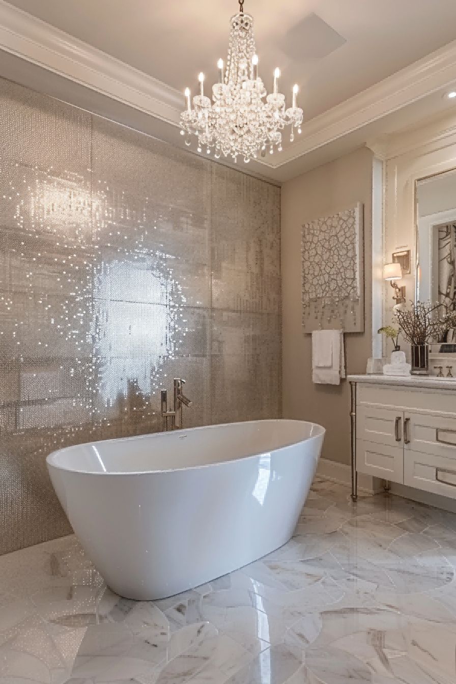 Opt for mosaic tile For Small Bathroom Decor Ideas 1711255438 4