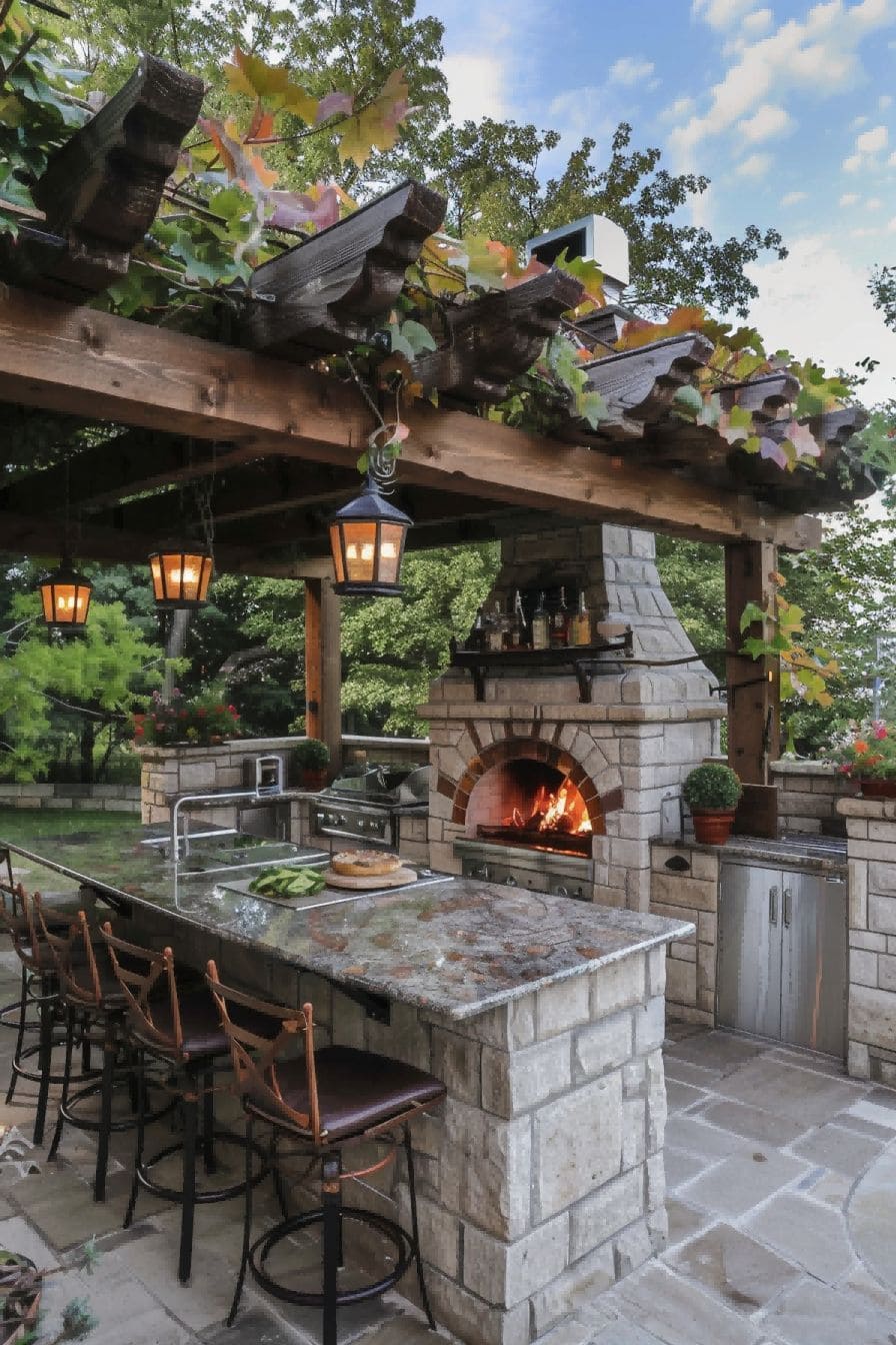 Outdoor Bar and Pizza Oven 1710502888 3