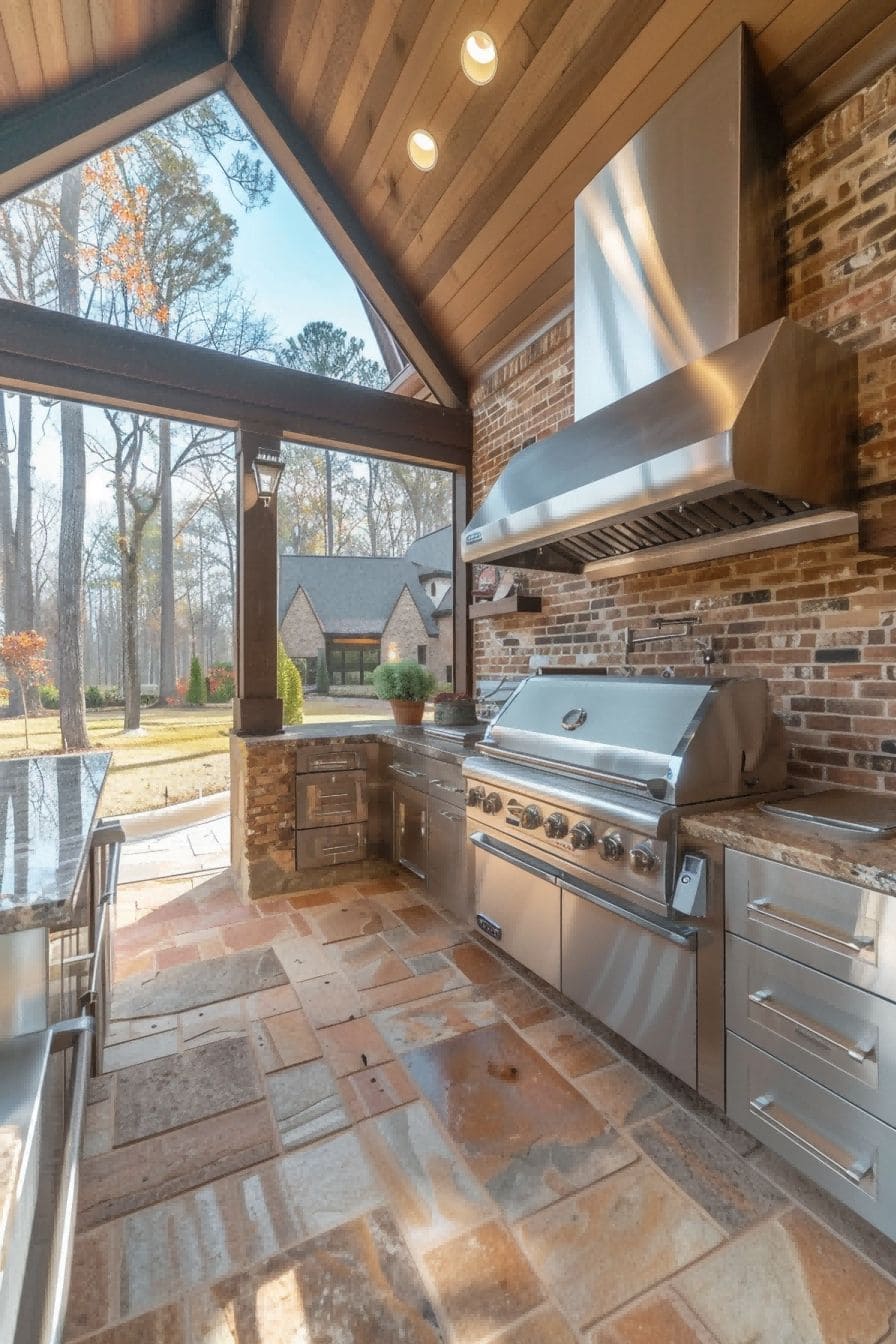 Outdoor Kitchen Includes Stainless Appliances 1710504747 3