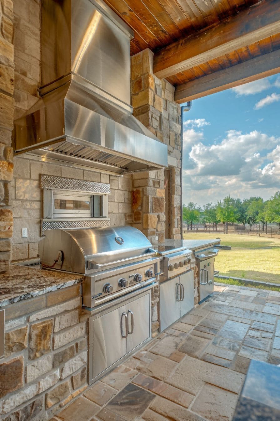 Outdoor Kitchen Includes Stainless Appliances 1710504747 4