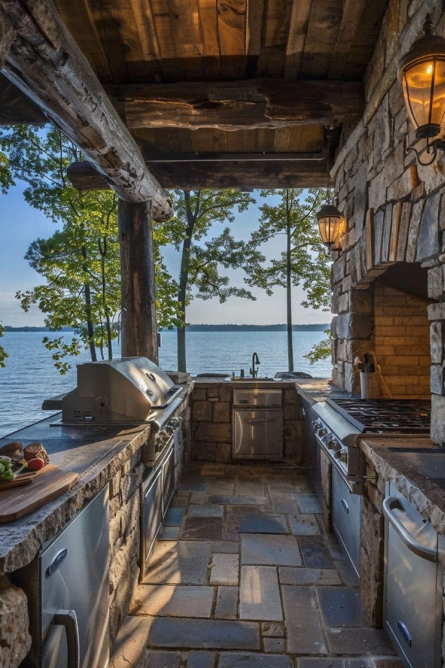 Outdoor Kitchen With Lake View 1710509807 1