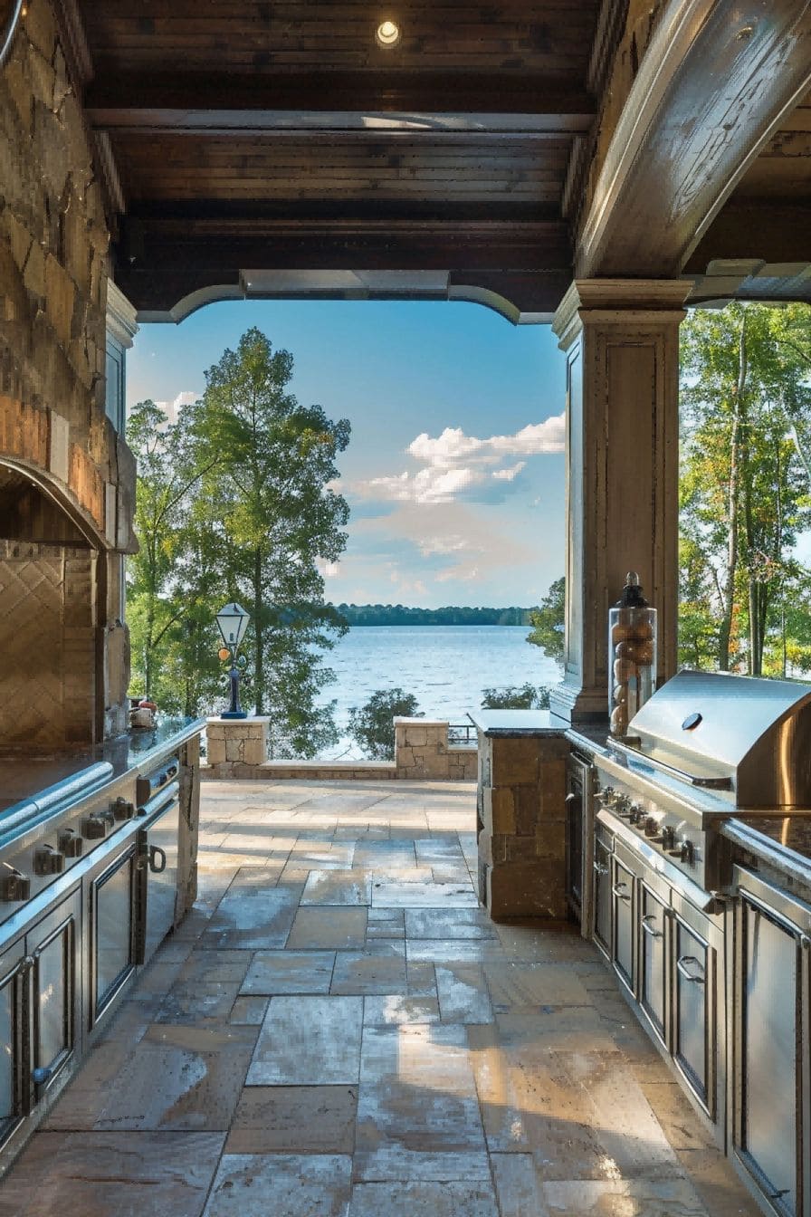 Outdoor Kitchen With Lake View 1710509807 4