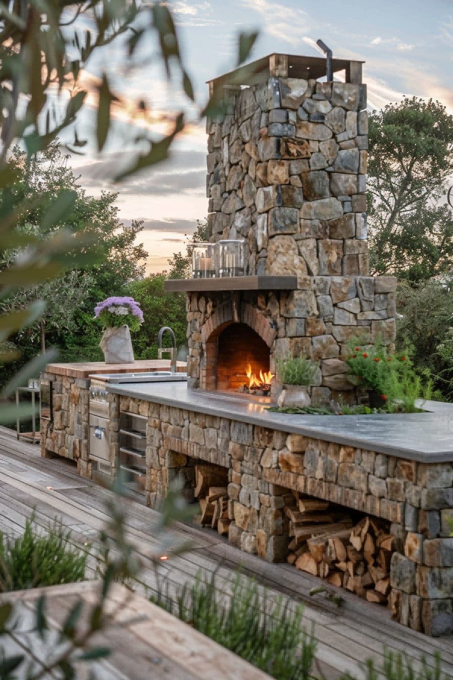 Outdoor Kitchen With Pizza Oven 1710505705 3