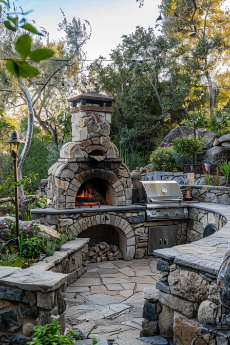 Outdoor Kitchen With Pizza Oven 1710505705 4