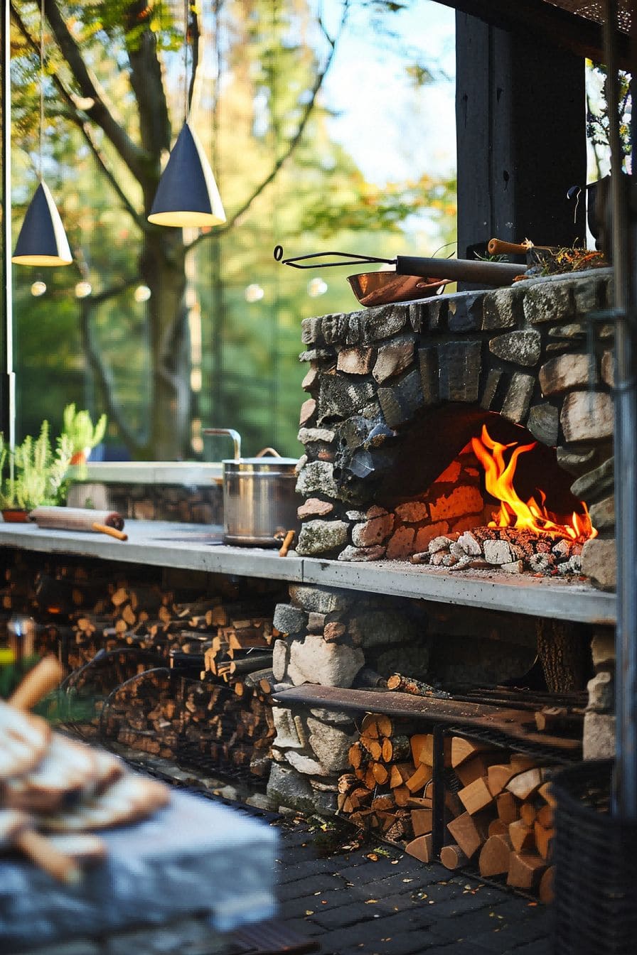Outdoor Kitchen With Wood Fired Oven 1710506196 4