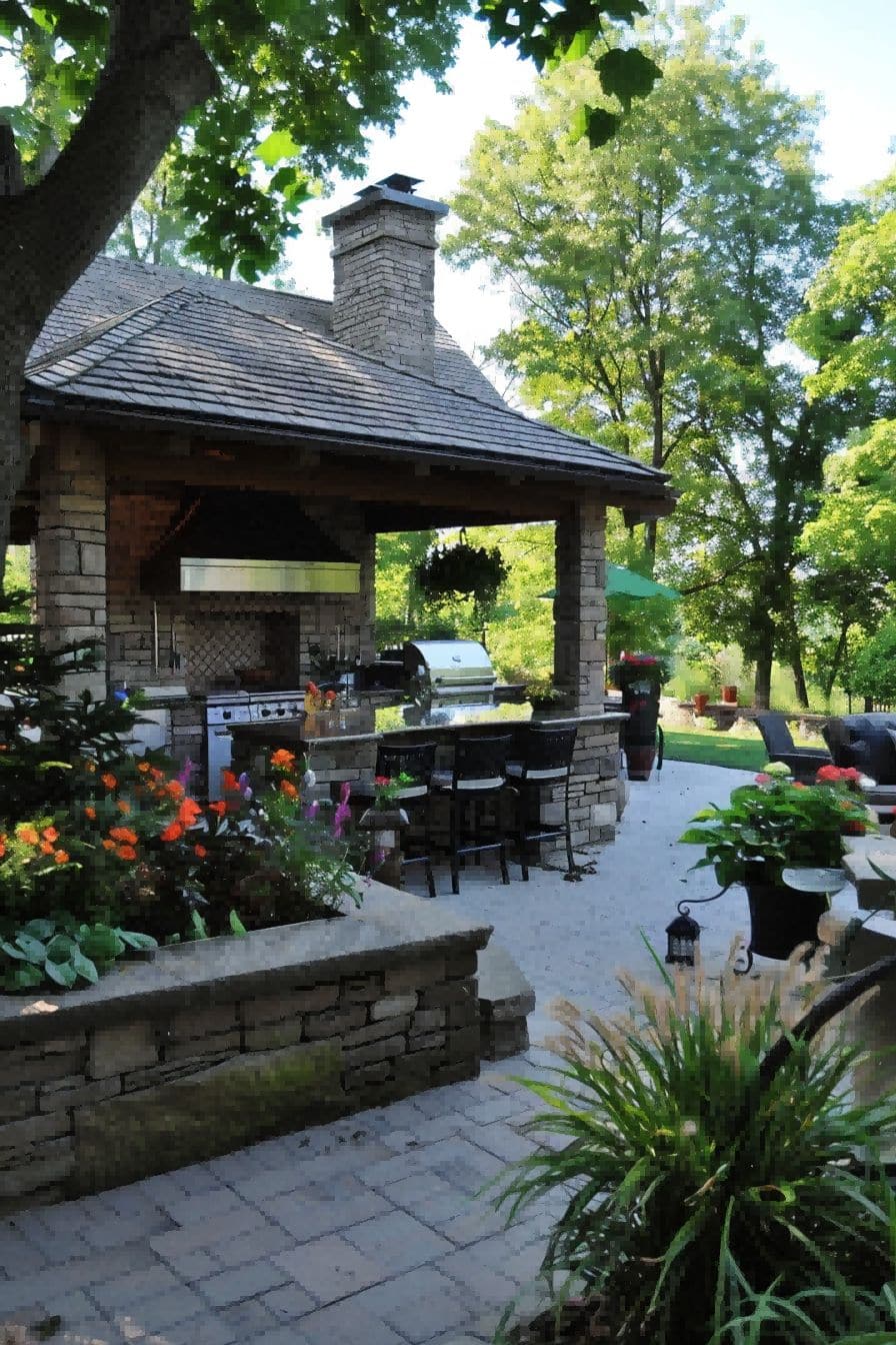 Outdoor Kitchen and Patio Oasis 1710506056 2