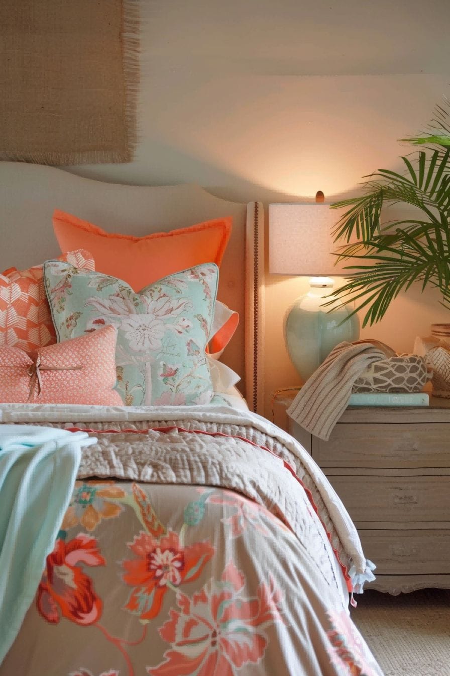 Peach and Tan for Bedroom Color Schemes 1711199469 2