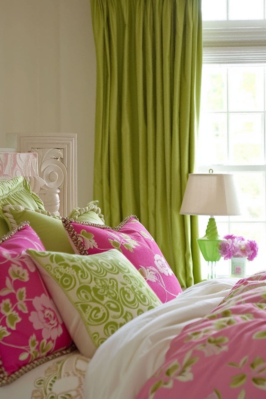 Pink and Green for Bedroom Color Schemes 1711185301 2