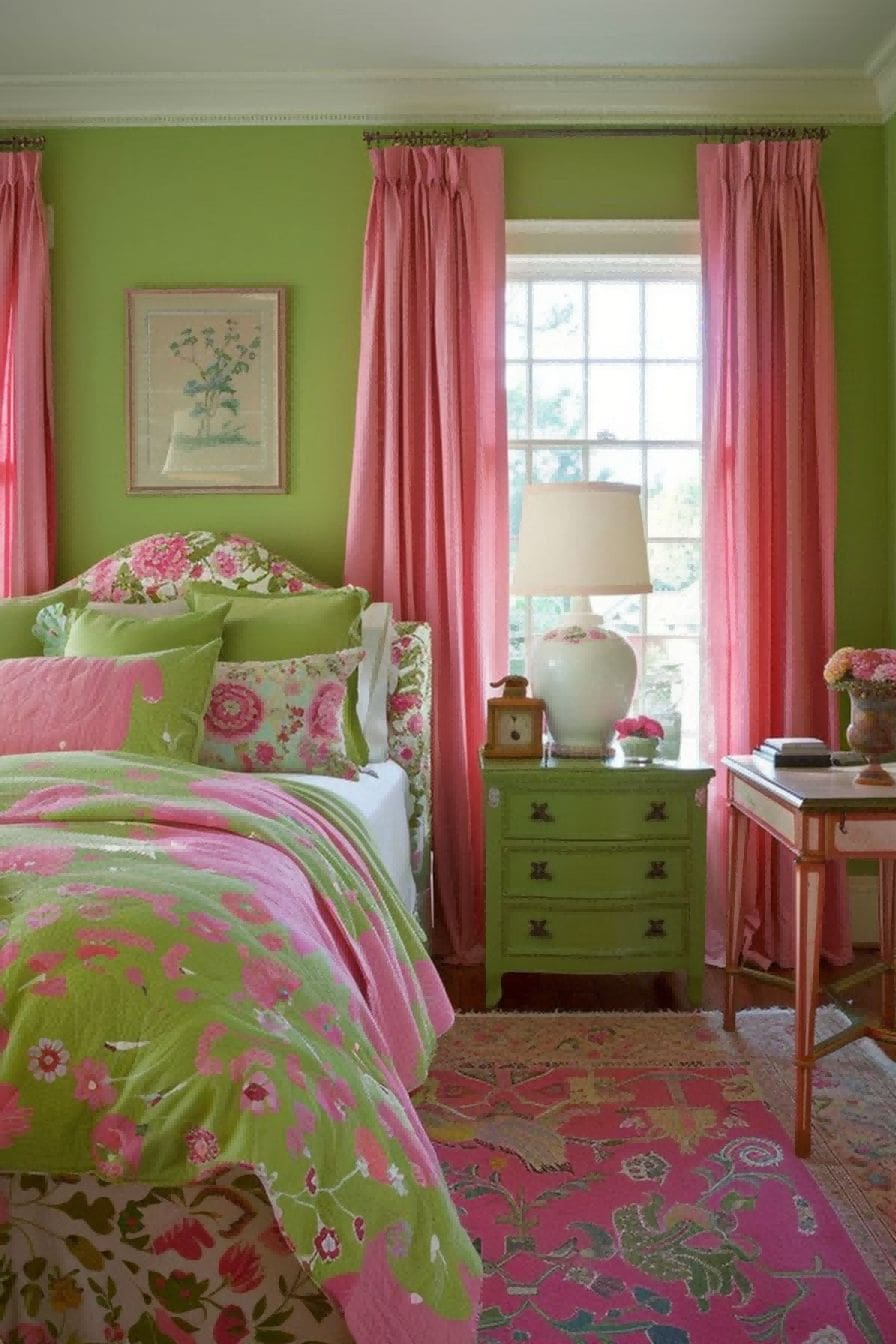 Pink and Green for Bedroom Color Schemes 1711185301 3