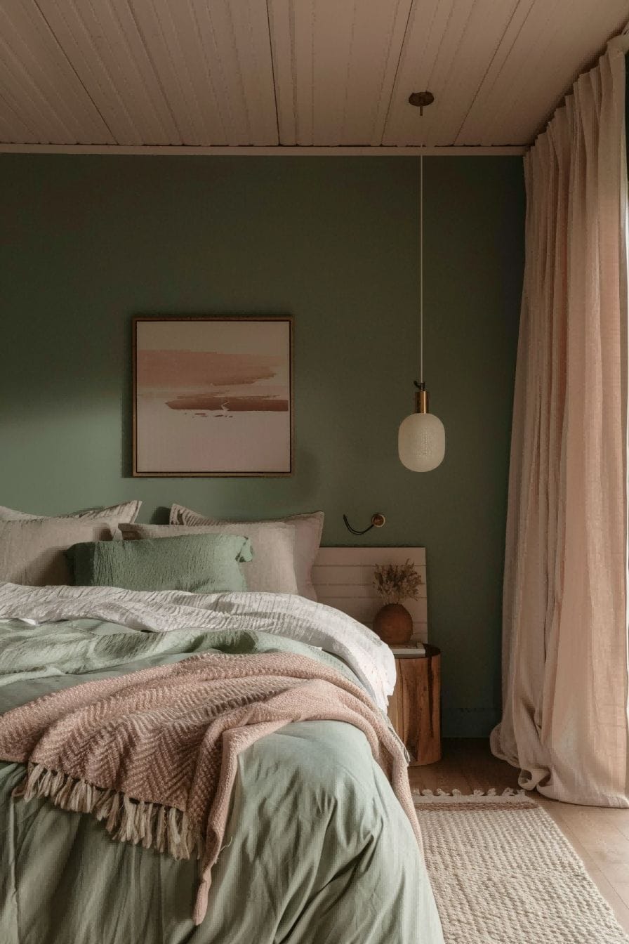 Pink and Muted Green for Bedroom Color Schemes 1711198652 4