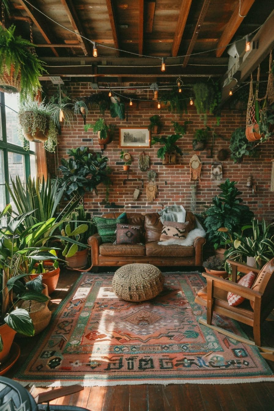 Plants Galore For Boho Living Room Ideas 1711331491 1