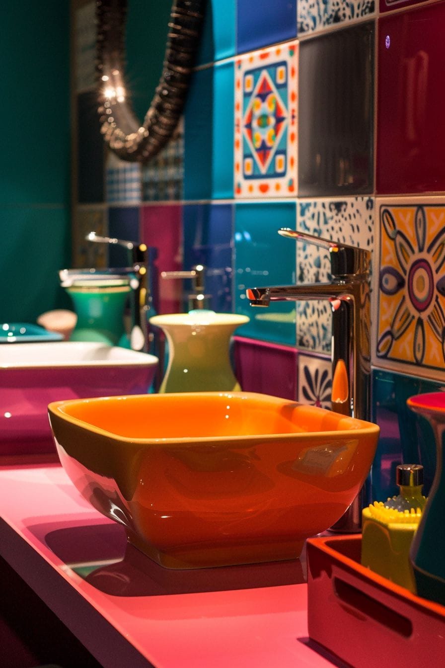 Play with complementary colors For Small Bathroom Dec 1711252763 2
