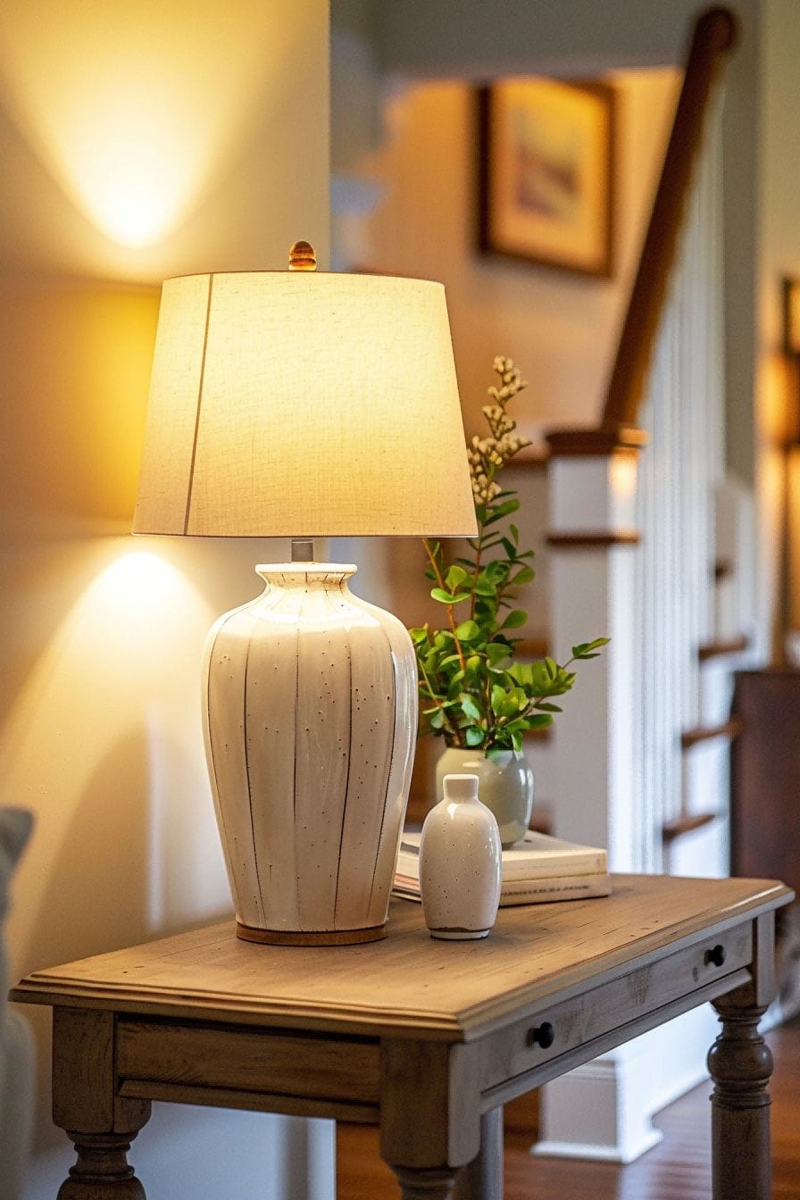 Plug in a Cute Lamp For Entryway Table Decor Ideas 1711647565 4