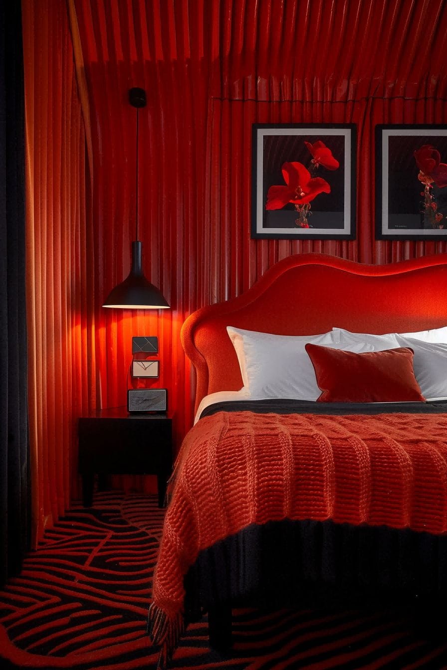 Poppy Red Orange Black for Bedroom Color Schemes 1711187945 1