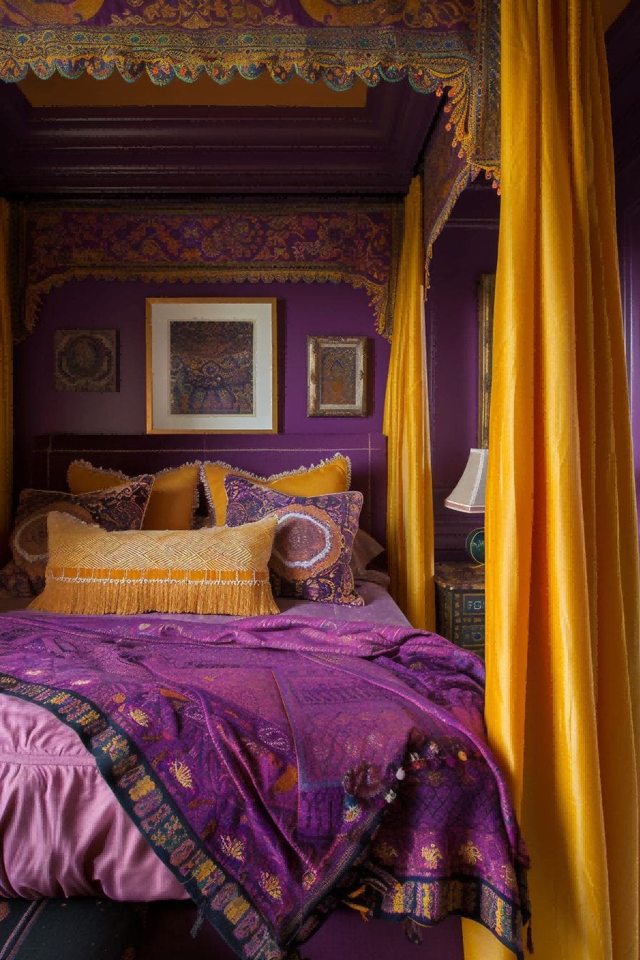 Purple Yellow and Peach for Bedroom Color Schemes 1711186322 1