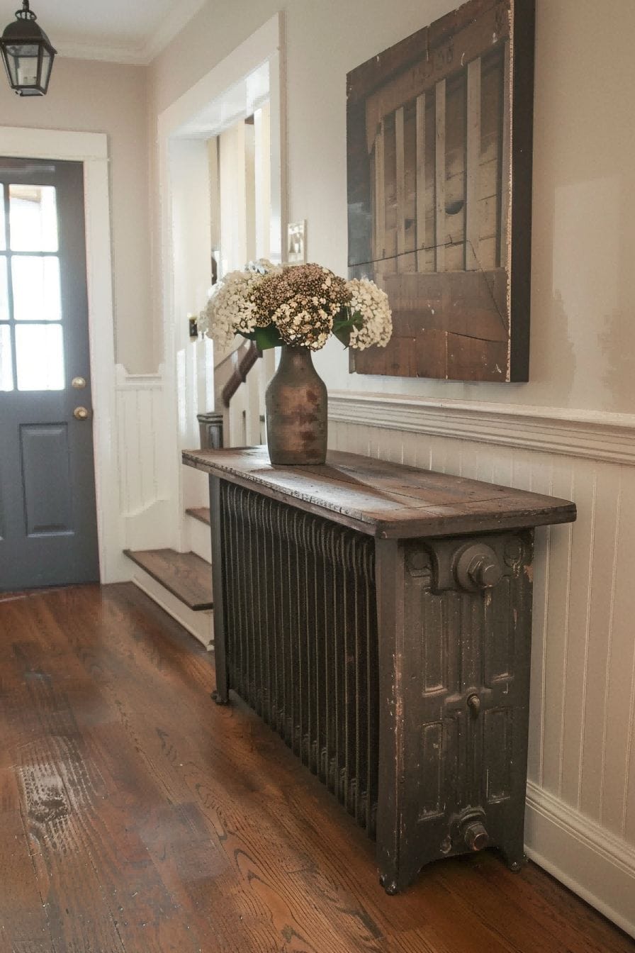 Radiator Cover Turned Entryway Table For Entryway Tab 1711637148 1