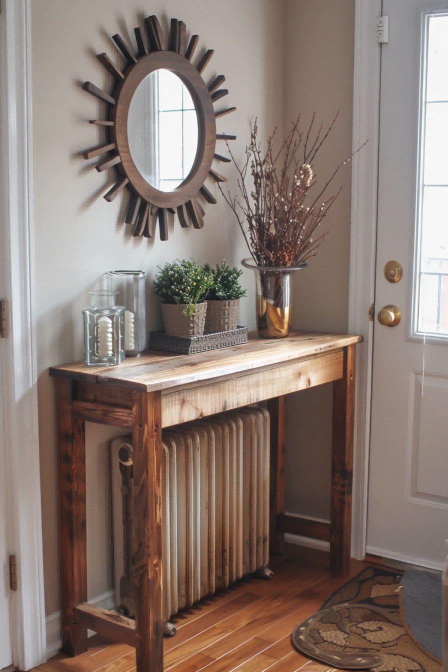 Radiator Cover Turned Entryway Table For Entryway Tab 1711637148 3