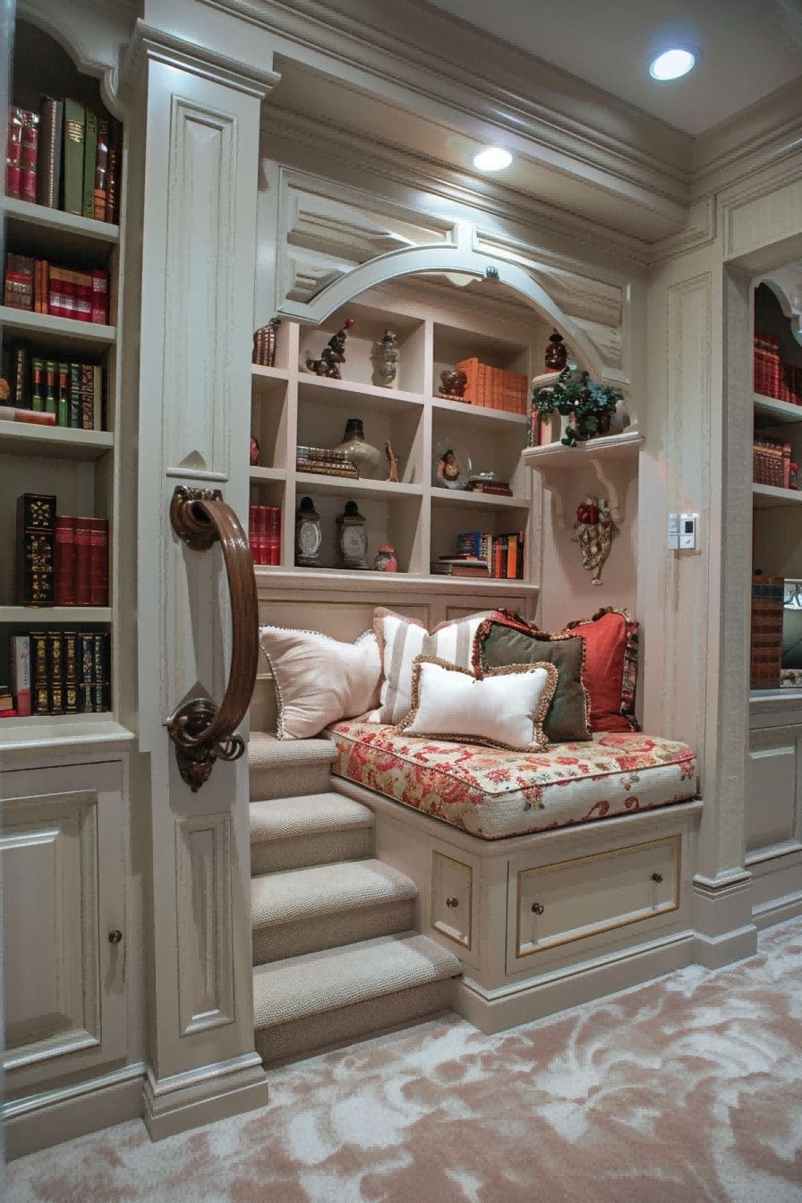 Reading Nook on a Landing for Reading Nook Ideas 1711189300 3