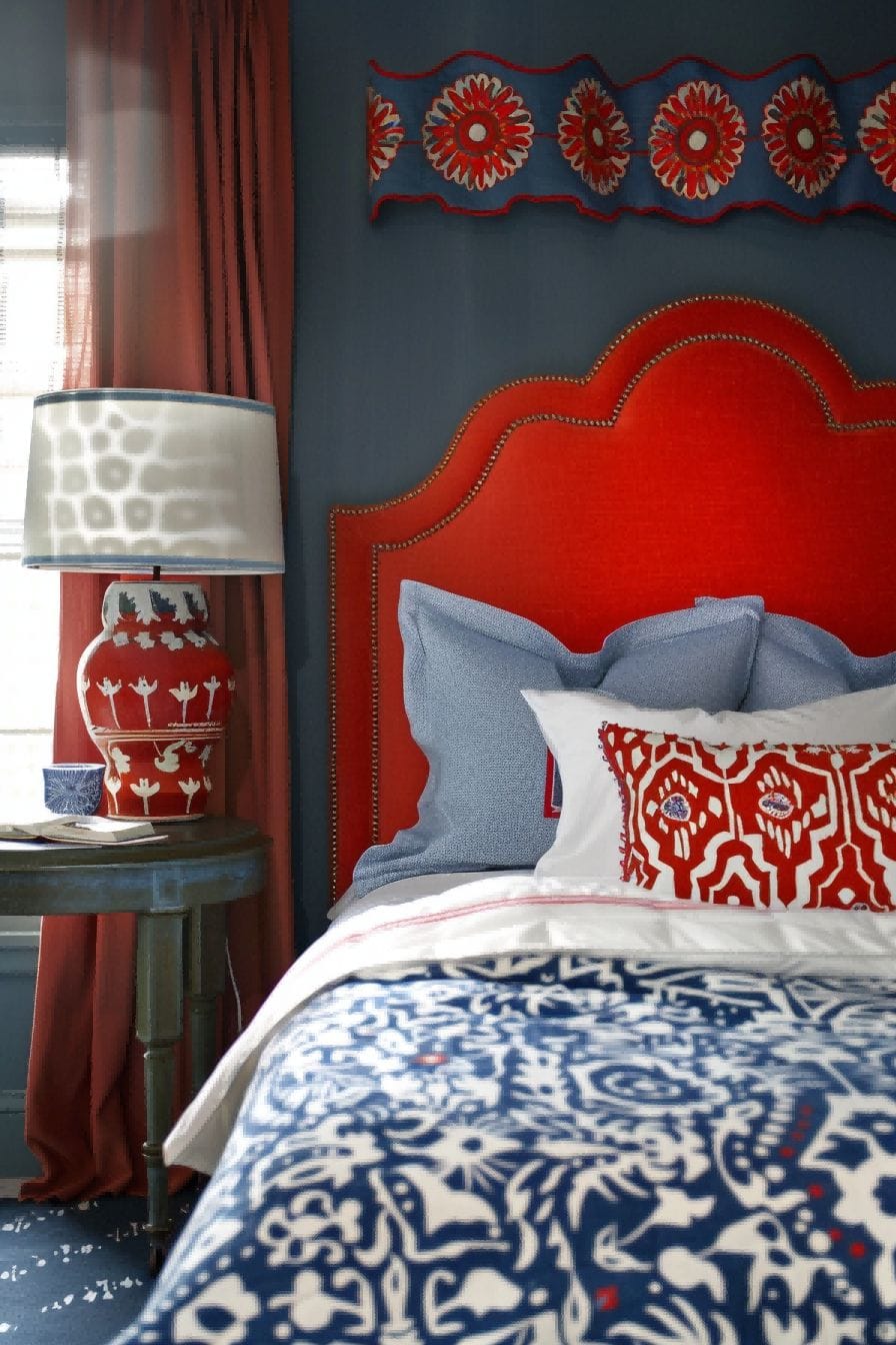 Red White and Blue for Bedroom Color Schemes 1711199338 2