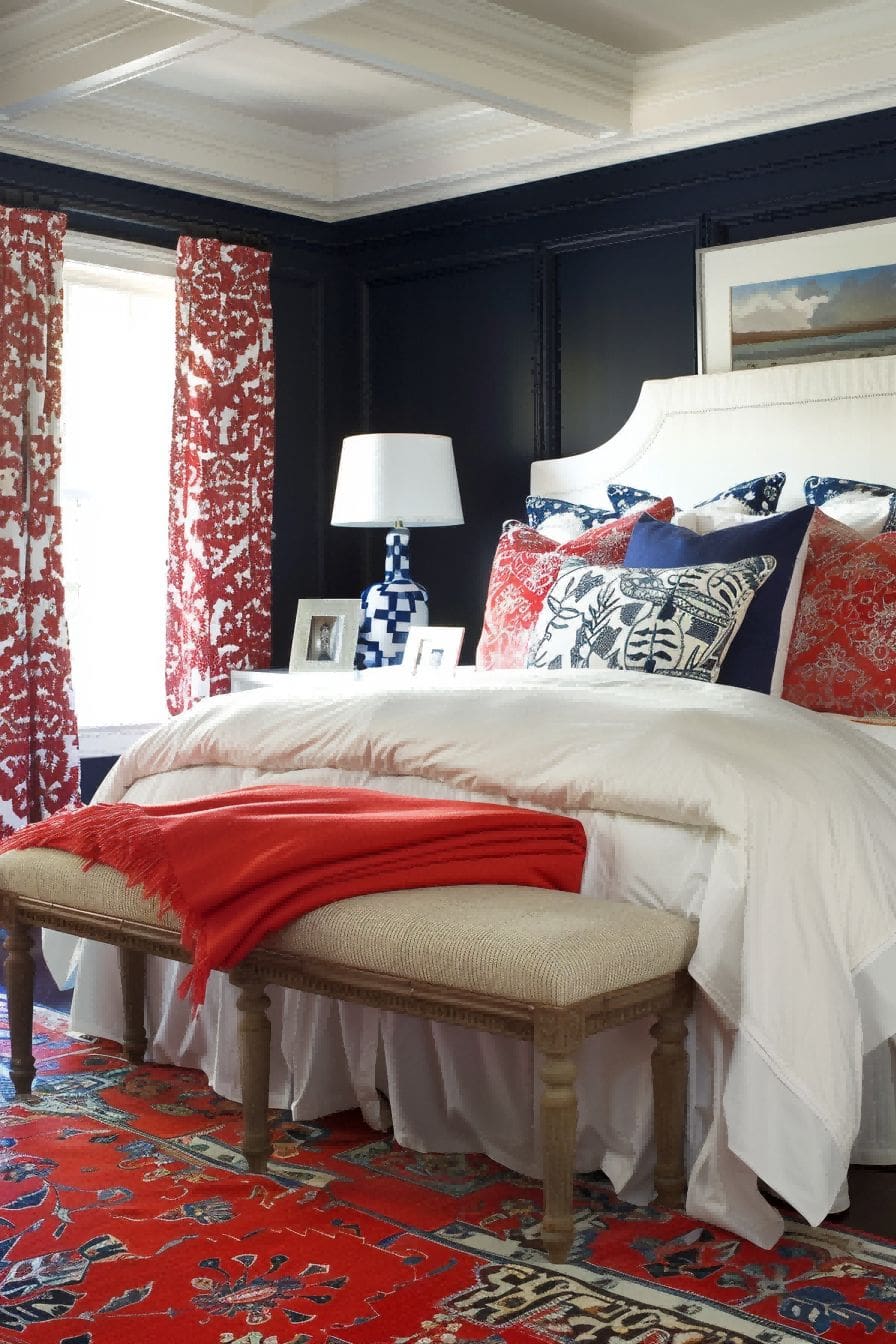 Red White and Blue for Bedroom Color Schemes 1711199338 3