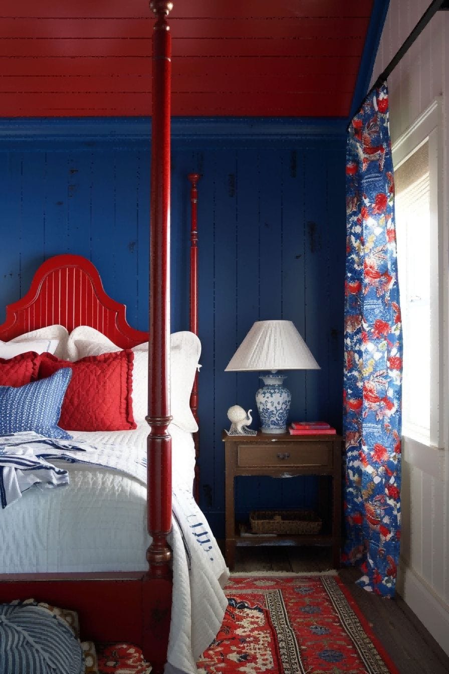 Red White and Blue for Bedroom Color Schemes 1711199338 4