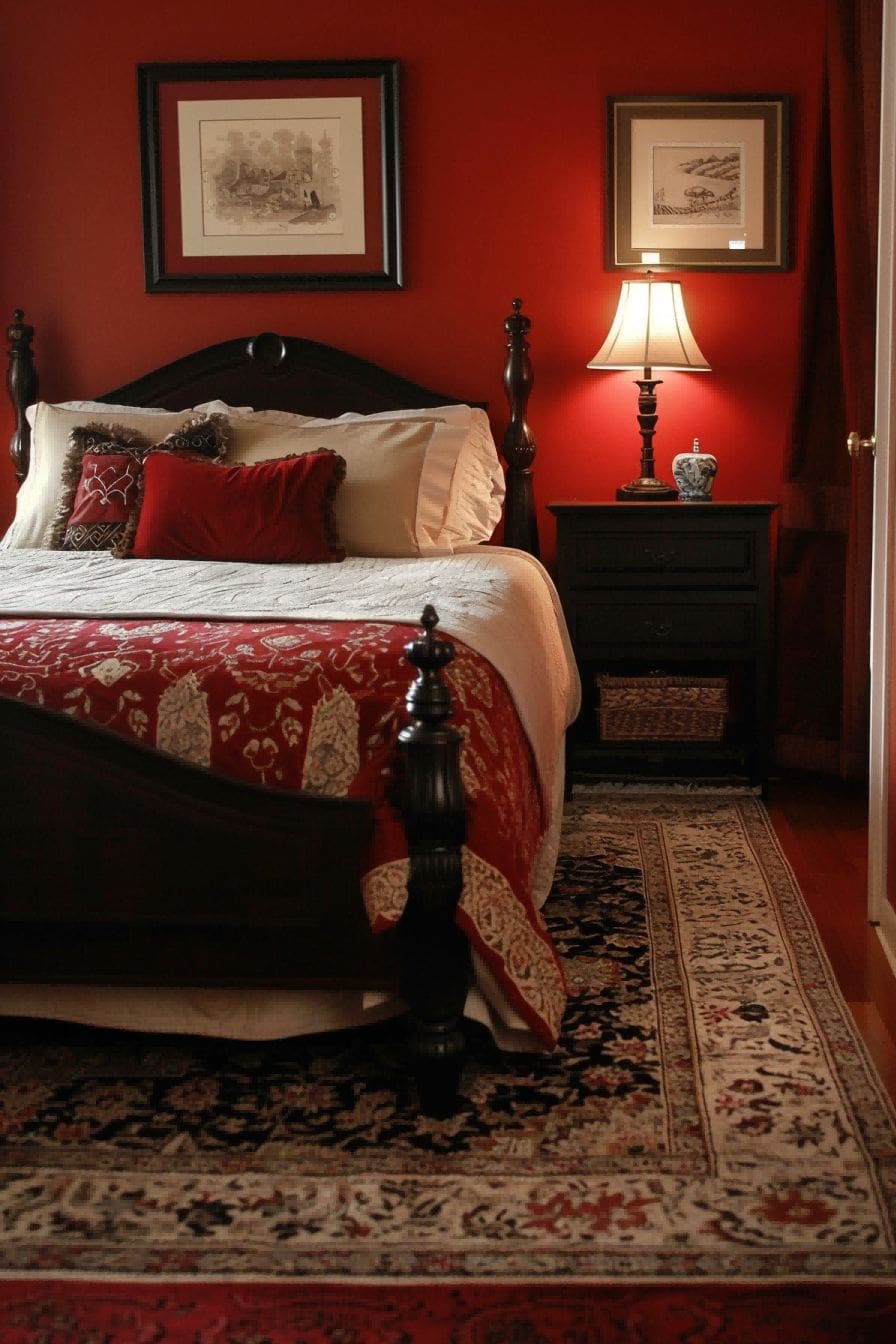 Red and Brown for Bedroom Color Schemes 1711200403 3