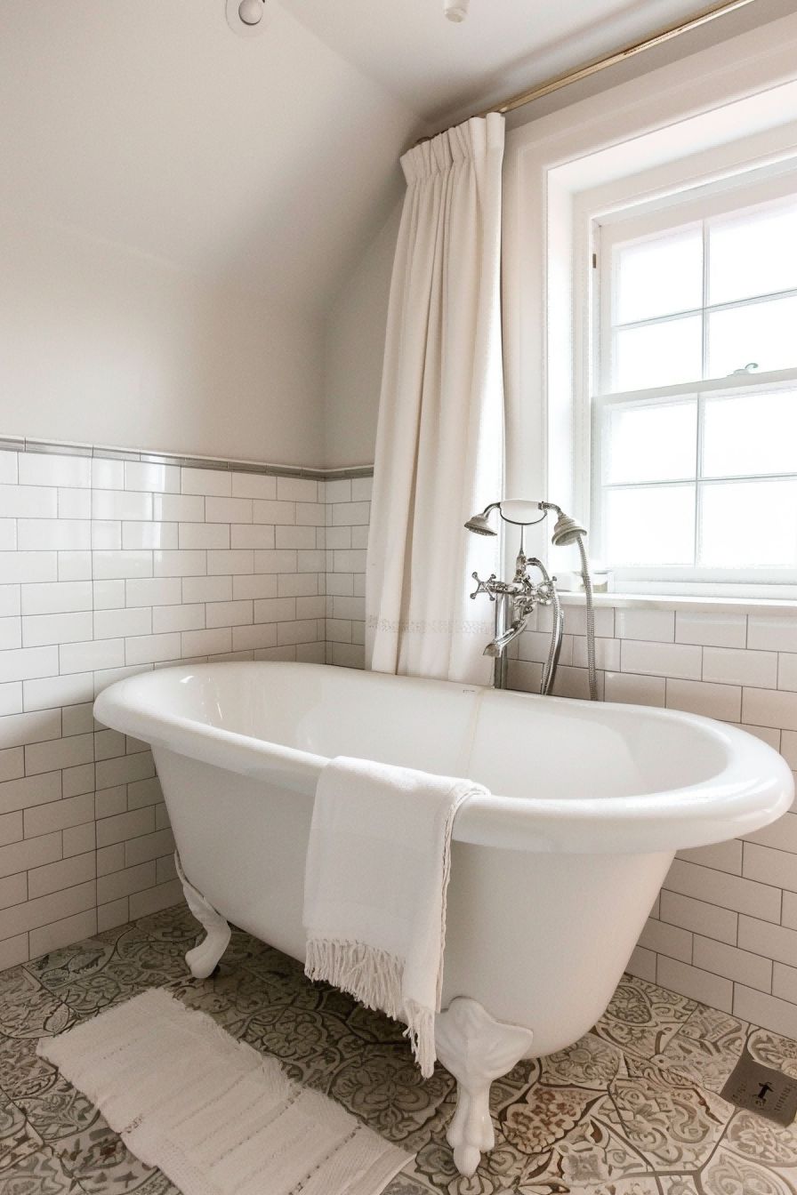 Rely on decorative tile For Small Bathroom Decor Idea 1711255376 4