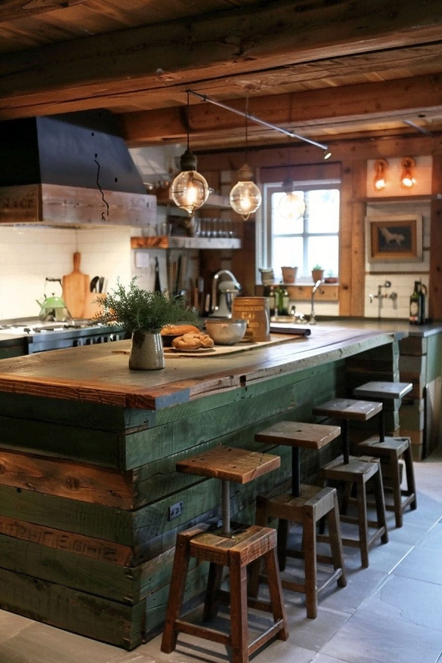 Rustic Olive Green and Reclaimed Wood for Olive Green 1710817394 2
