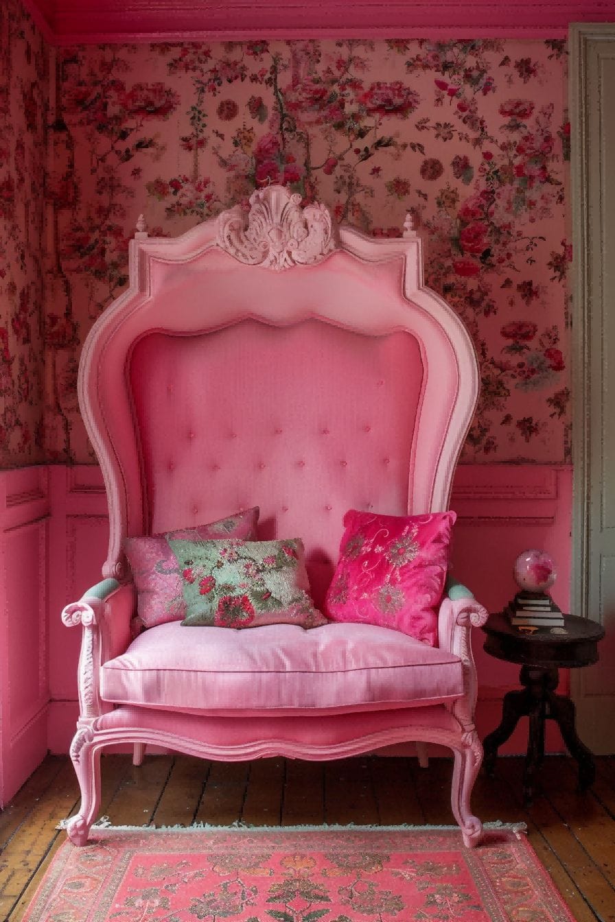 Set the tone with pink furniture for Girly Apartment 1710987193 1