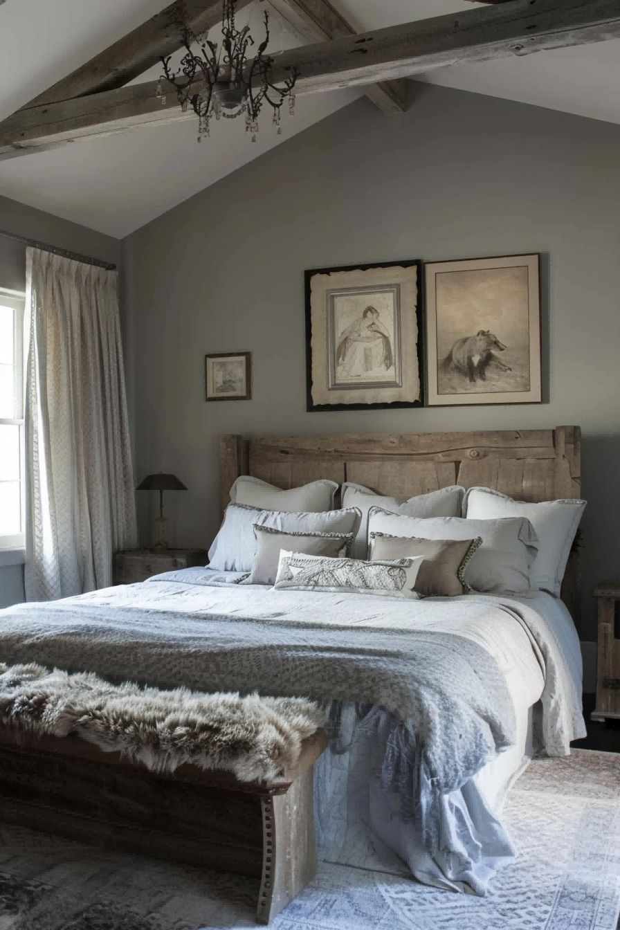 Silvery Gray Weathered Wood Mink for Bedroom Color 1711193035 3