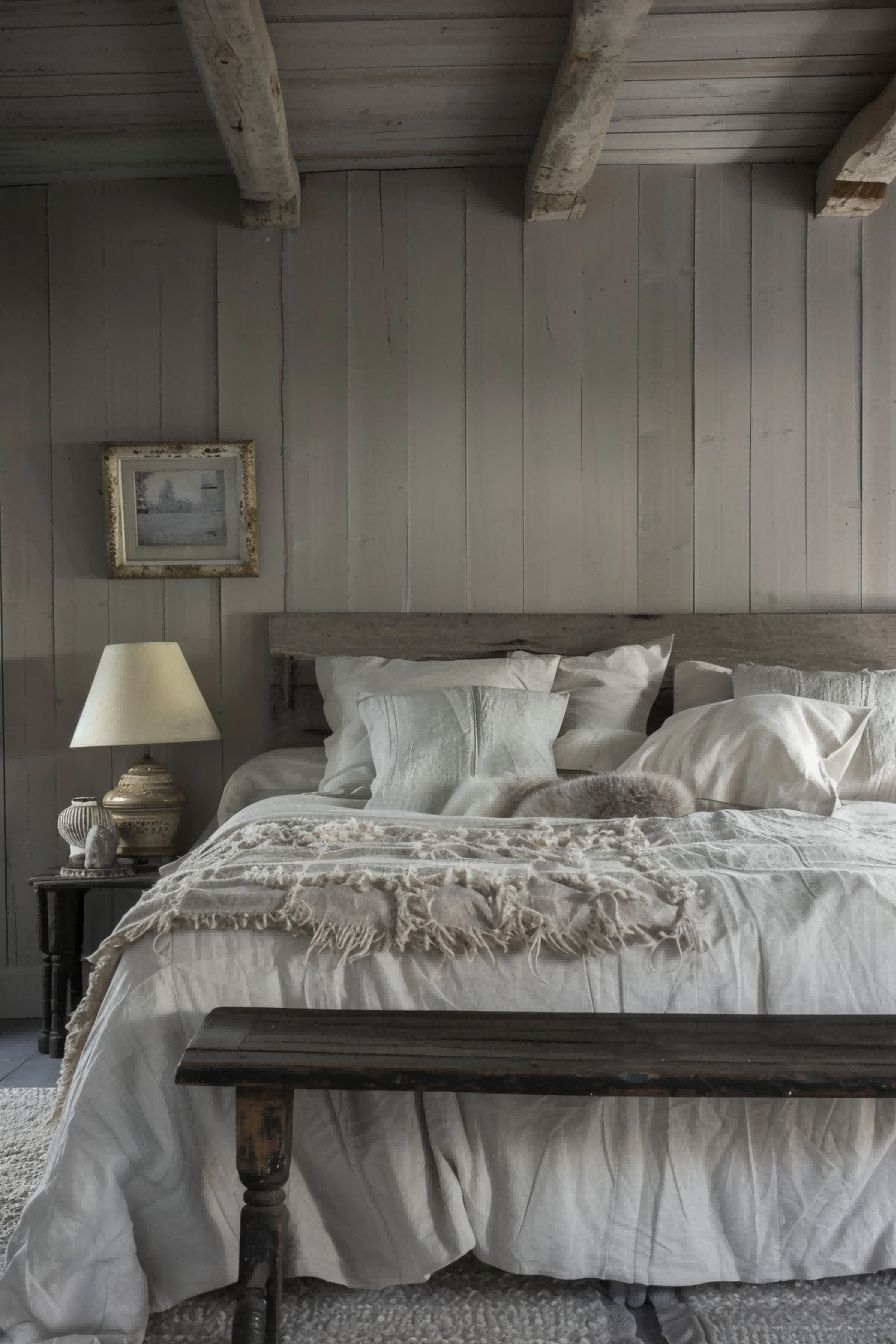 Silvery Gray Weathered Wood Mink for Bedroom Color 1711193035 4
