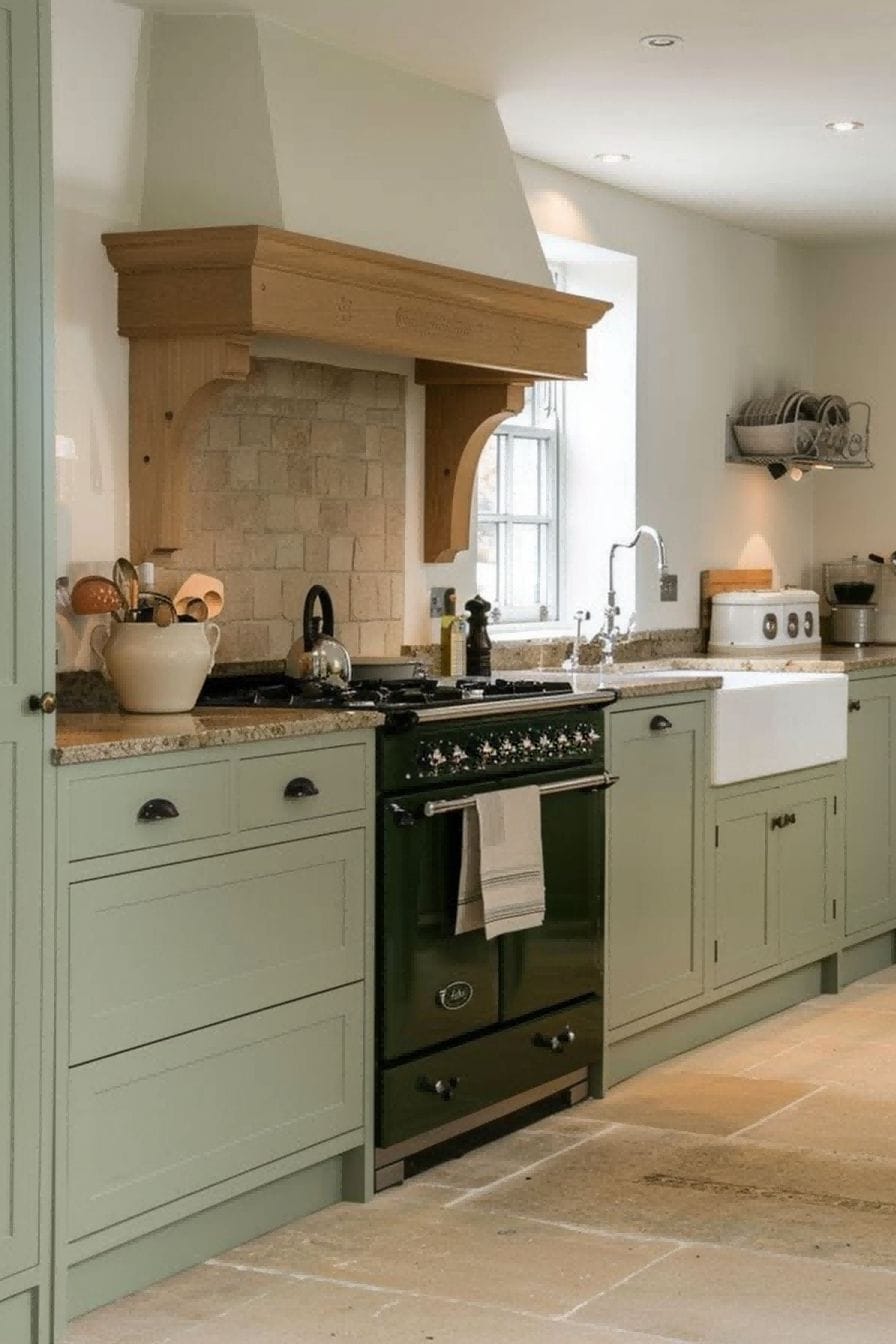 Soothing Sage Green for Olive Green Kitchen 1710823072 3