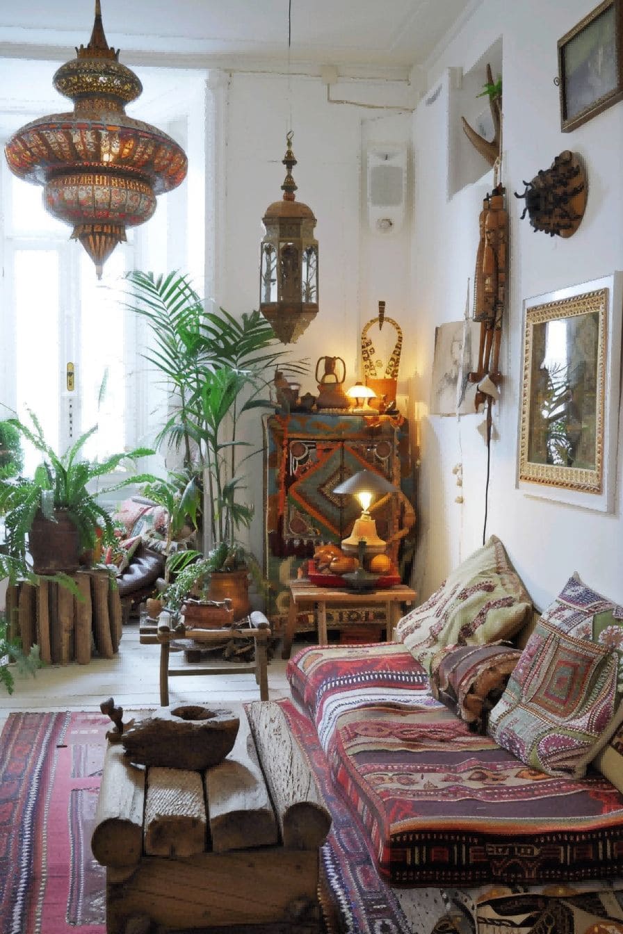 Structured Whimsy For Boho Living Room Ideas 1711337511 2