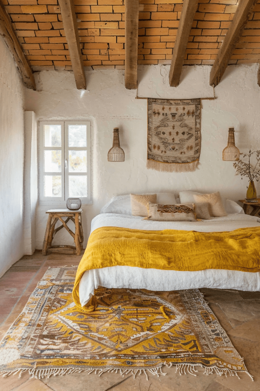 Sunny Shades of Yellow Boho Style Bedroom 1709367159 3