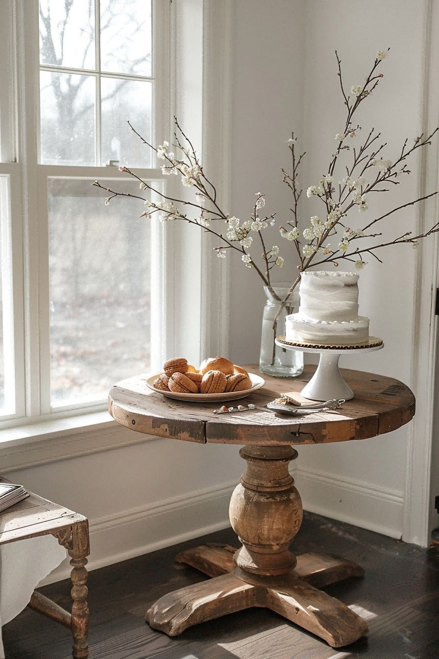 Take a Cake Stand From the Kitchen For Entryway Table 1711646895 1