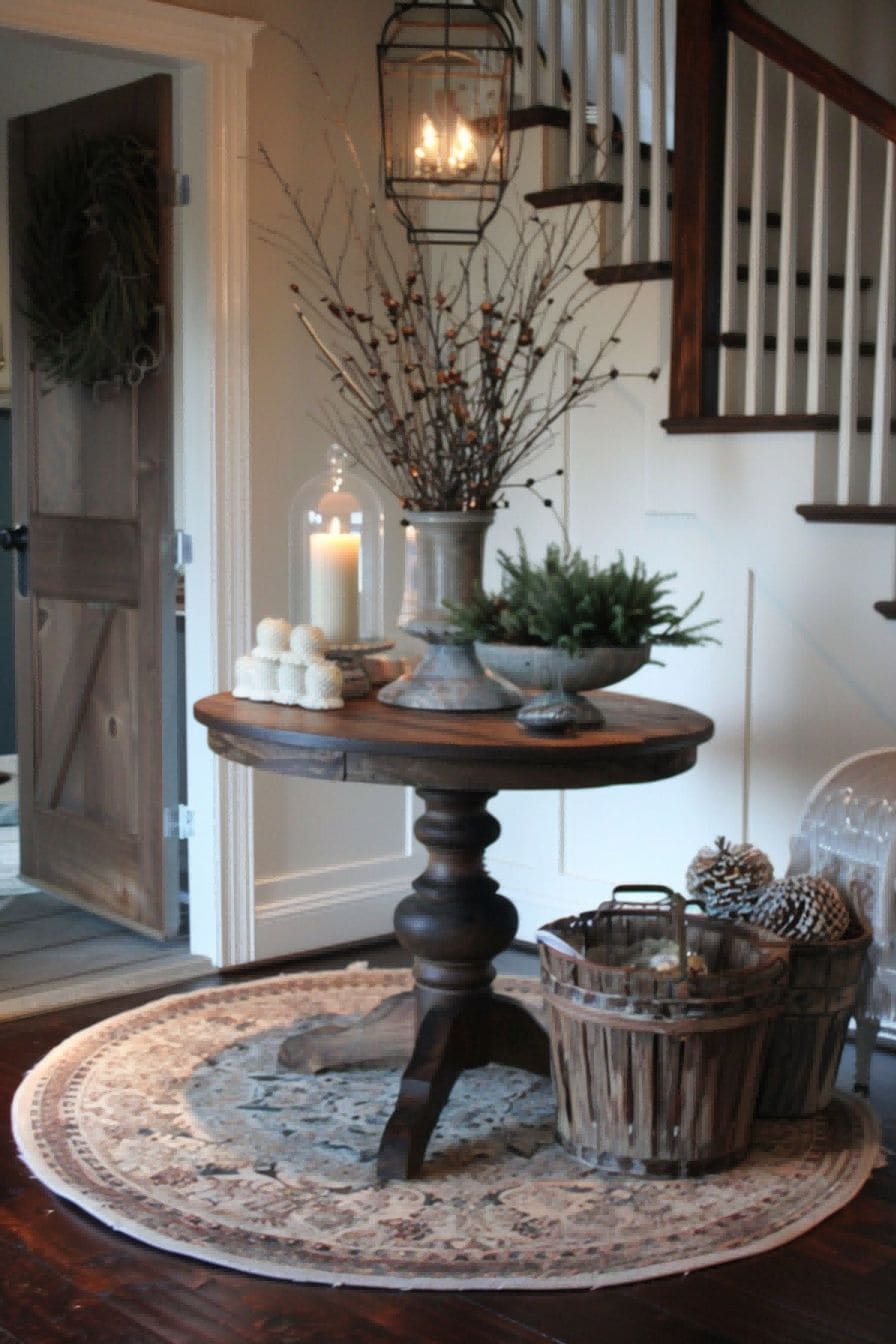Take a Cake Stand From the Kitchen For Entryway Table 1711646895 3
