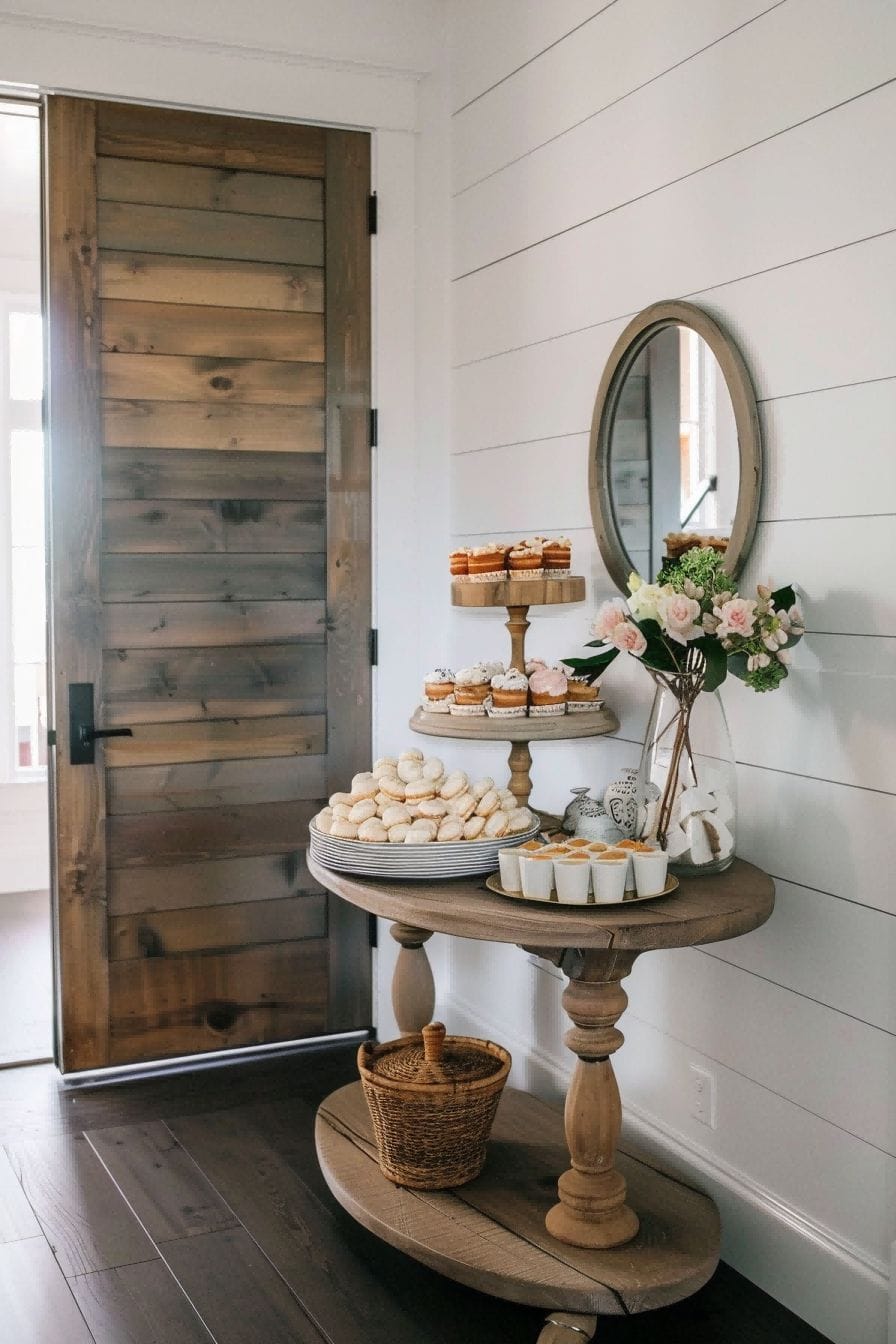 Take a Cake Stand From the Kitchen For Entryway Table 1711646895 4