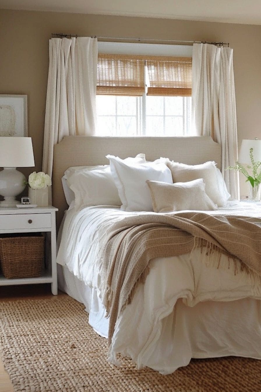 Tan and White for Bedroom Color Schemes 1711200126 2