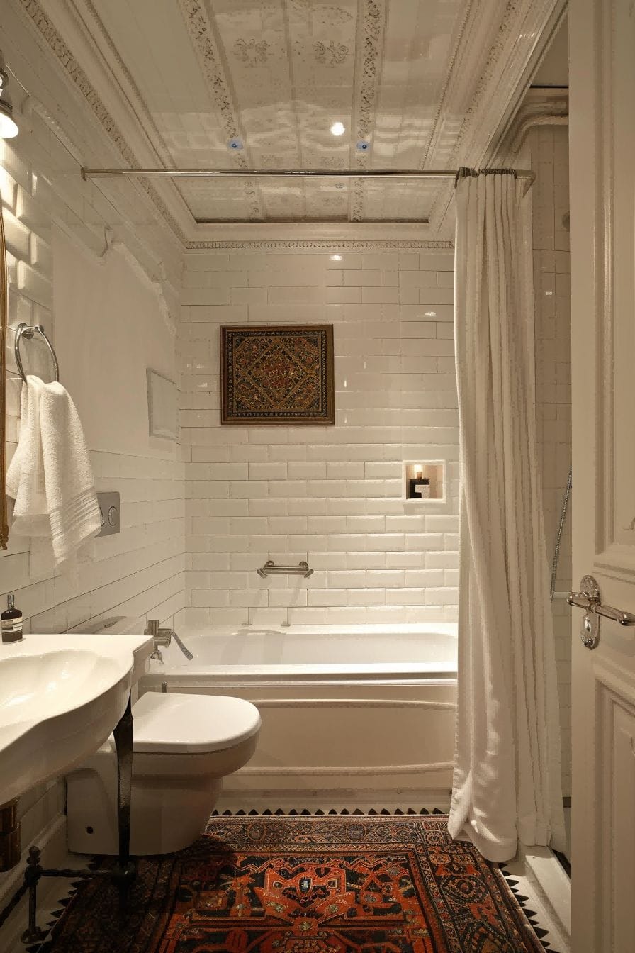 The trim treatment For Small Bathroom Decor Ideas 1711253334 4