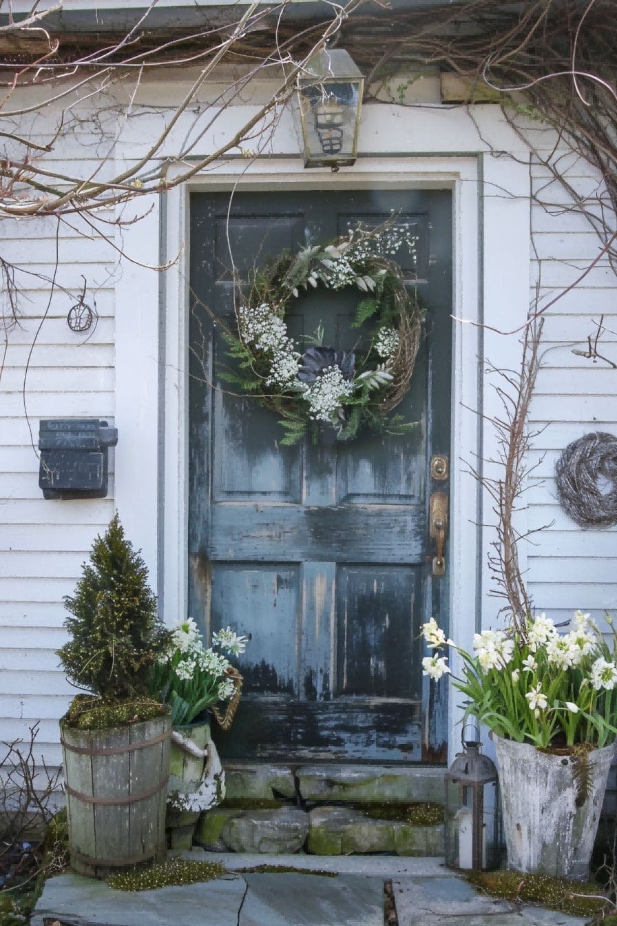 Then Tackle the Door for Spring Porch Decor 1709920138 2